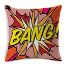Axyaa POP Art Pineapple Throw Pillow Cover - Modern Decorative Cushion