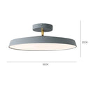 Axyaa Nordic LED Ceiling Light | Modern Round Aluminum Designer Lamp