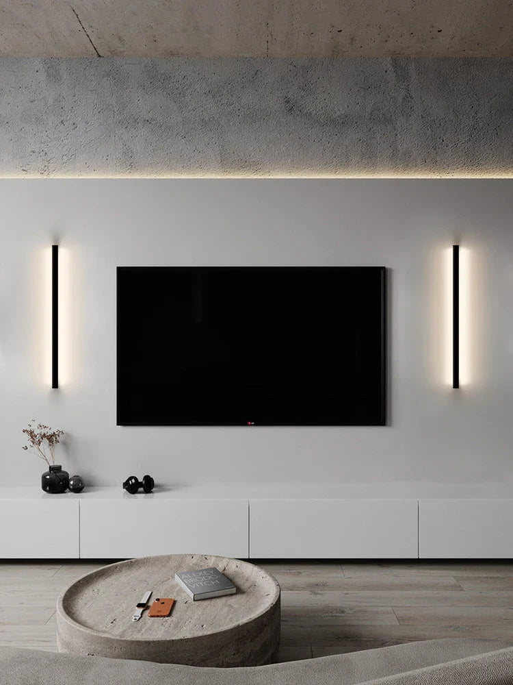 Axyaa Black LED Wall Lamp for Bedroom, Living Room, Aisle, Sofa, and Ceiling