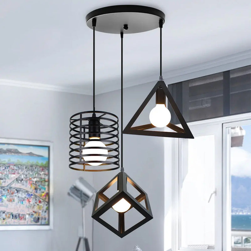 Axya Vintage LED Pendant Light for Modern Home Kitchen Chandelier Fixture