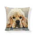 Axyaa Dog Breed Printed Pillow Cover 45X45cm