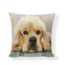 Axyaa Dog Breed Printed Pillow Cover 45X45cm