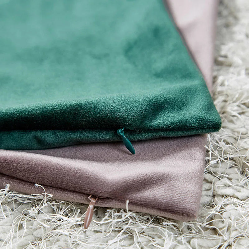 Luxurious 45*45cm Velvet Cushion Cover by Axyaa: Soft Pillowcase for Sofa & Living Room