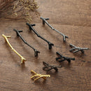 Axyaa Tree Branch Drawer Knobs 96mm 128mm Cabinet Handles - Kitchen Wardrobe Hardware