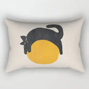 Axyaa Velvet Lumbar Pillow Cover for Sofa and Bedroom