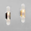 Axyaa Marble Wall Sconce: Modern Artistic Indoor Light for Corridor, Hotel Room & Bathroom