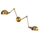 Axyaa Bronze Vintage Double Arm Wall Sconce for Living Room