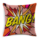 Axyaa POP Art Pineapple Throw Pillow Cover - Modern Decorative Cushion