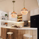 Axyaa Glass Pendant Chandeliers for Modern Dining Room Decor
