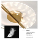 Axyaa Modern Luxury LED Ceiling Lamp: Bedroom & Living Room Lighting Fixture