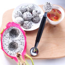 Axyaa Dual-Head Fruit Carving Knife & Ice Cream Scoop Stainless Steel Spoon