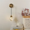 Axyaa LED Crystal Wall Lamp: Modern Nordic Bedroom Decor Fixtures for Living Room, Corridor, Stairs