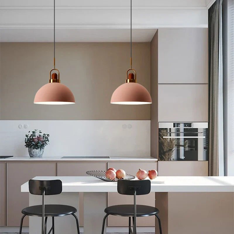 Axyaa Nordic LED Pendant Light, Modern Industrial Style Chandelier for Home Decor