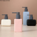 Axya Square Lotion & Hand Sanitizer Bottle Set for Bathroom Accessories