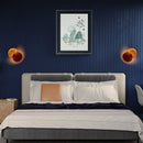Axyaa Eclipse Wall Lamp: Modern Round Wall Lighting for Bedrooms, Living Rooms, Indoor Decor