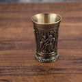 Axyaa Retro Egyptian Wine Glasses Set - Creative Cocktail and Shot Glass Pair