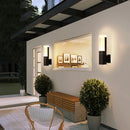 Axyaa Outdoor Wall Mount LED Sconce Light Black Gold IP65 Waterproof Garden Porch Lamp