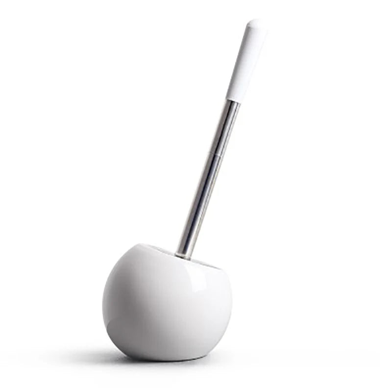 Axya Ceramic Toilet Brush - Bathroom Cleaning & Decoration Essential