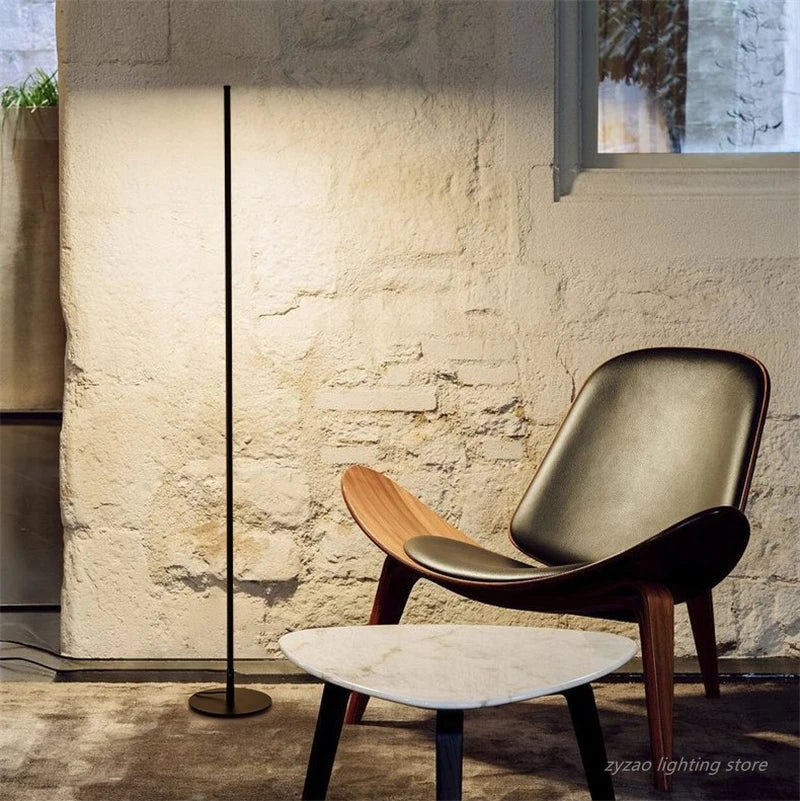 Axyaa Nordic Modern LED Floor Lamp for Stylish Living Spaces.