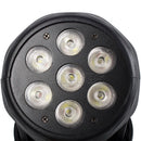Axyaa Mini LED Wash Moving Head Light with 7x12W RGBW/18W RGBWA+UV for Dj Disco