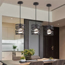 Axyaa Ribbon Spiral Swirl Pendant Light for Living Room and Kitchen