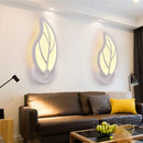 Axyaa Leaf Shape LED Wall Lamp for Modern Nordic Home Decor