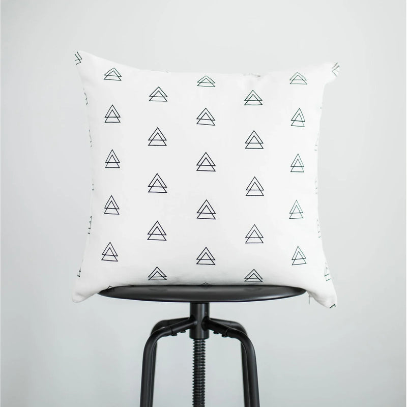 Axyaa White Geometric Cushion Covers 45x45 for Sofa Couch Living Room