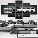 5-Piece Axyaa Skyline GTR Car Poster Set for Modern Home Decor