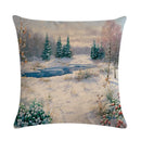 Axyaa Countryside Scenery Cushion Cover, for Stylish Sofa Decor