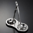 Axyaa Stainless Steel Kitchen Colander Ladle Skimmer Strainer Utensils