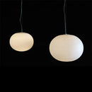Axyaa White Glass Pendant Lamp for Modern Living Room and Kitchen Decor