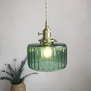 Axyaa Brass Pumpkin LED Pendant Light for Bedroom | Modern Japanese Design