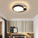 Axyaa Modern Black LED Ceiling Lights Chandelier for Living Room Bedroom Home Décor