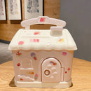 Axyaa Cute Piggy Bank: Big Size Money Box with 3D Sticker - Ideal Savings Gift for Kids & Adults