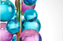 Axyaa Crystal Table Lamps Colorful, Elegant Hotel Room Lighting