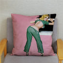 Axyaa European Sexy Women Polyester Cushion Cover 45x45cm - Chic Home Decor