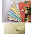 Axyaa Fringed Linen Cushion Cover - 45x45cm - Blue Grey Yellow Red Green