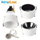 Axyaa Round LED Downlight Frame for 55/75mm Cut Hole Ceiling Spotlights