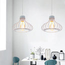 Axya Modern Iron Cage Pendant Lights Kitchen Bar LED Home Decor