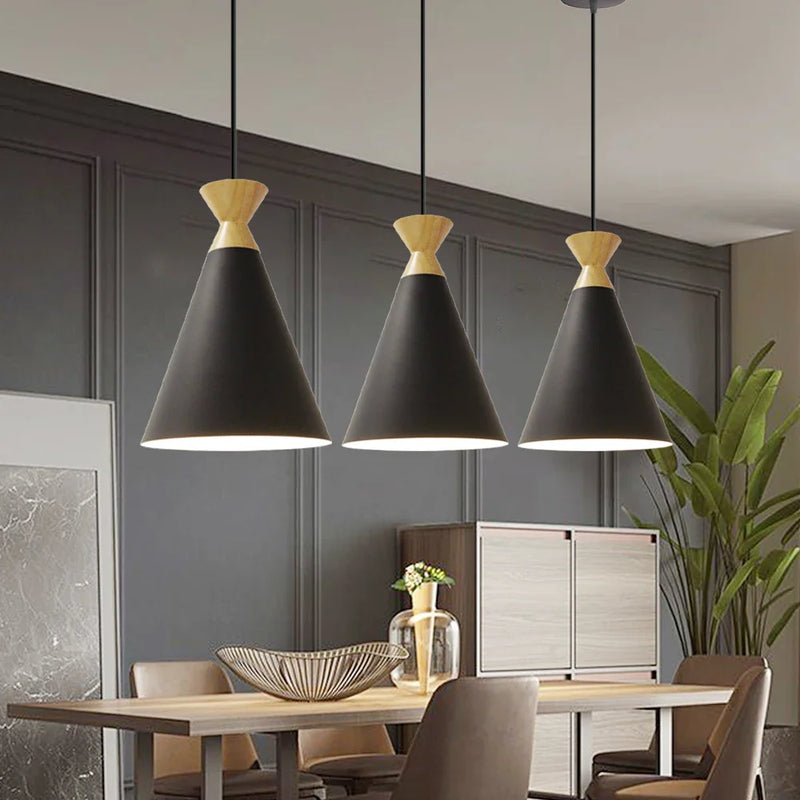 Axyaa Retro Industrial Pendant Light E27 LED Modern Nordic Hanging Lamp