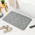 Memory Foam Bath Mat by Axyaa | Super Absorbent Bathroom Rug | Soft & Quick Dry
