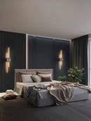 Axya Long Copper Wall Light for Bedroom, Living Room, and TV Background