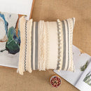 Axyaa Bohemian Cotton Cushion Cover 30x50cm/45x45cm Beige for Home Decor