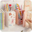 Axyaa Mini Fridge Pen Holder & Desk Organizer: Cute, Kawaii, Creative Storage Box