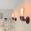 Axya Retro Water Pipe Wall Light Sconce for Living Room Bar Decor