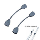 Axyaa Line I L T Connector Power Extension Cable for 2-Wire Black White Track Base Lighting
