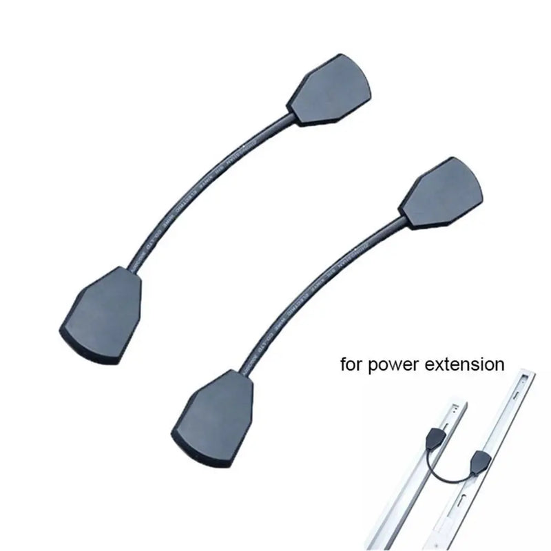 Axyaa Line I L T Connector Power Extension Cable for 2-Wire Black White Track Base Lighting