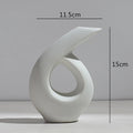 Axyaa Abstract Flower Vase | Modern Home Decor | Ceramic Hydroponic Craft