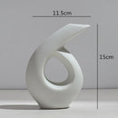 Axyaa Abstract Flower Vase | Modern Home Decor | Ceramic Hydroponic Craft