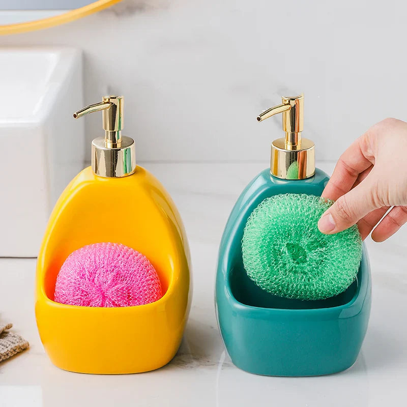 Axya Ceramic Lotion Bottle for Household and Bathroom Dispensing
